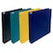 Better Office Products 3 Ring Poly Binder with Pocket, 1 Inch, Letter Size, Black, Blue, Teal, Yellow 11199 - alternate 1